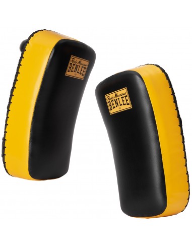 BENLEE leather pads: Curved Thai pads for full training control