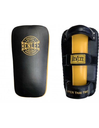 BENLEE leather pads: Curved Thai pads for full training control