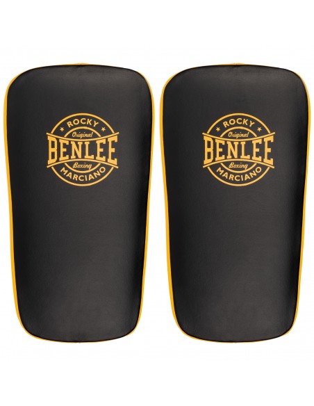 BENLEE leather pads: Curved Thai pads for full training control