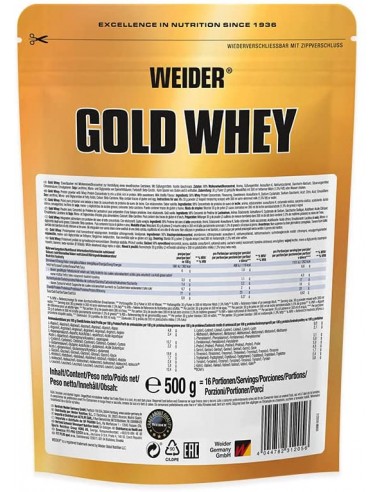 Weider Gold Whey Protein: flavour and quality combined