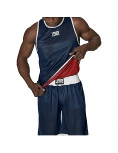 Débardeur pour combat de boxe - Double Face Coin rouge et bleu acheter en ligne