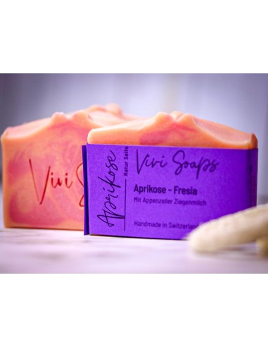 Goat's milk soap - buy Apricot Fresia handmade soap online