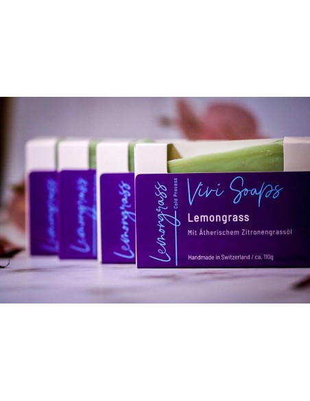 Lemongrass - handmade lemongrass soap - ViviSoaps