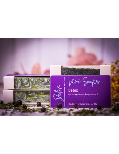 Sapone detox chiarificante con argilla curativa e carbone attivo 2