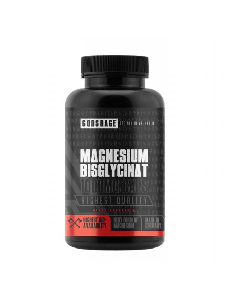 Gods Rage Bisglycinate de magnésium 120 pcs