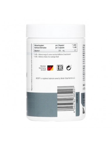 Acheter des gélules de magnésium - Weider Nutrition dans la boutique en ligne suisse