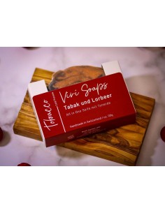 Tabak und Lorbeer Seife - handgemachte Naturseife für Männer 2