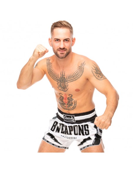 Buy Thai Shorts Carbon Snow Night 8WEAPONS in the Swiss online shop
