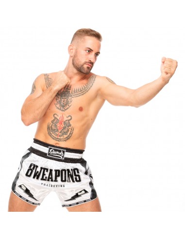 Buy Thai Shorts Carbon Snow Night 8WEAPONS in the Swiss online shop