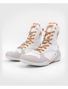 Venum Elite Boxschuhe Weiss/Gold
