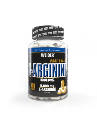 L-arginine sous forme libre : Weider Arginin Caps pour une efficacité maximale