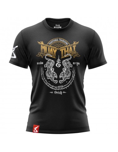 8 Weapons Sak Yant Tigers - Acquista la T-Shirt Muay Thai da