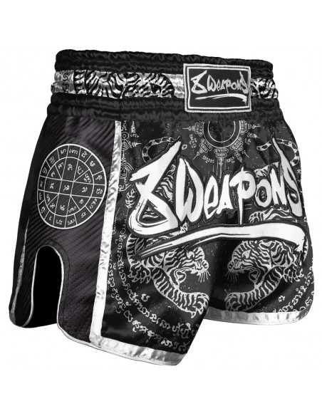 Sak Yant Tigers - Short Muay Thai Carbon de 8 Weapons acheter en ligne