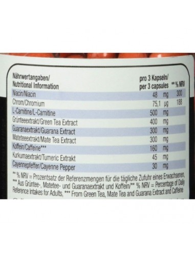 Acquista Weider Thermo Caps: Massimizza le tue prestazioni con 160 mg di caffeina