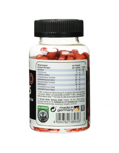 Acheter Weider Thermo Caps : Maximise tes performances avec 160mg de caféine