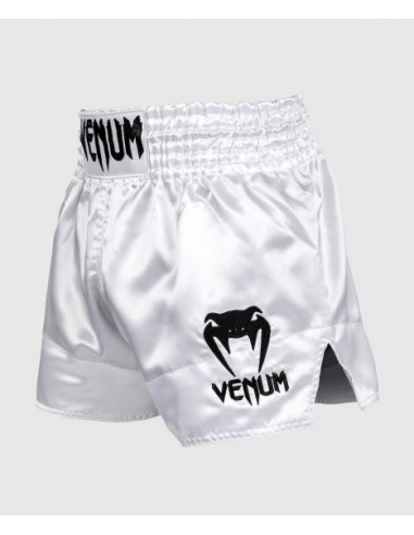 Short Muay Thai blanc de Venum à acheter dans la boutique en ligne suisse