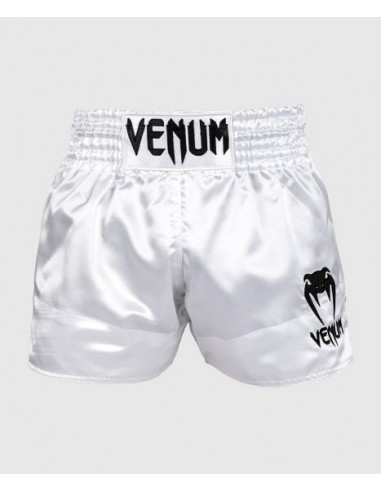 Short Muay Thai blanc de Venum à acheter dans la boutique en ligne suisse