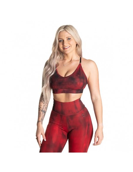 Better Bodies High Line Short Top - Chili Red Grunge