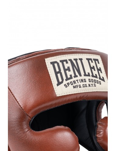 BENLEE Premium leather head protection: Optimum protection with cheek protectors