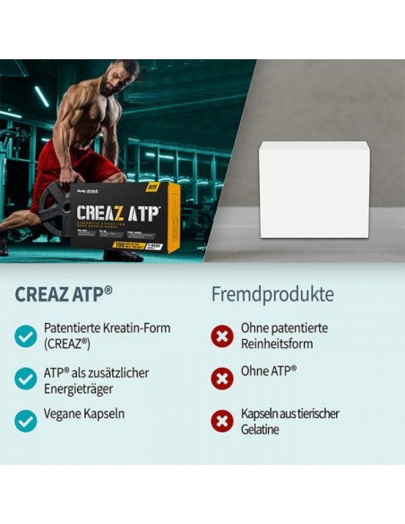 Augmente ta force et ton endurance avec Body Attack Creaz ATP - Teste-le maintenant !