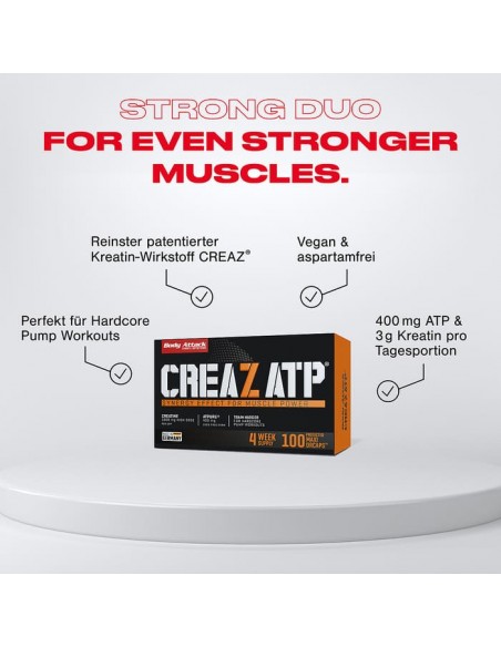 Augmente ta force et ton endurance avec Body Attack Creaz ATP - Teste-le maintenant !