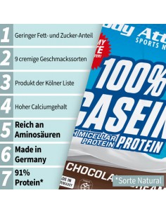 Dors en forme avec Body Attack 100% protéines de caséine 2