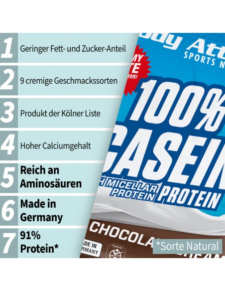 Dors en forme avec Body Attack 100% protéines de caséine