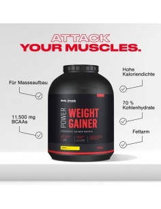 Body Attack Power Weight Gainer - Costruisci massa muscolare con Gainer 2