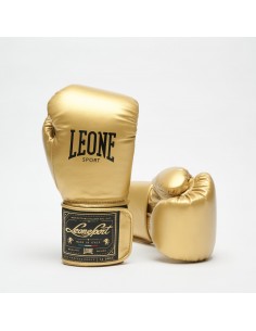Leone Sport Guantoni da boxe dorati fatti a mano in pelle bovina 2
