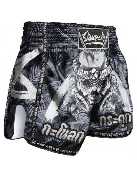 Tradition & style combined: Muay Thai shorts Bone Island from 8 Weapons