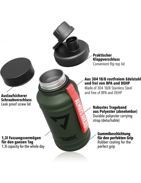 Above Buy Stainless steel drinking bottle 1300ml in the Swiss online shop
