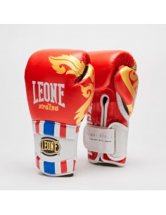 Guantoni da boxe MuyaThai - Leone Thai Style in rosso compra online