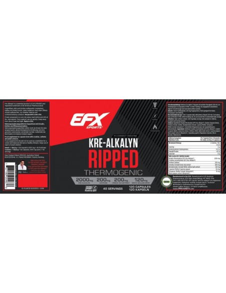 EFX Kre- Alkalyn Ripped 120 Stk