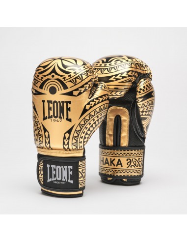 Découvre le monde de la boxe avec les gants de boxe Haka en or/noir