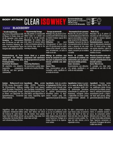 Discover protein evolution: CLEAR ISO WHEY for refreshing shakes