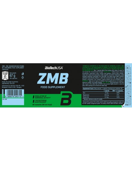 Bio Tech USA ZMB 60 Stk