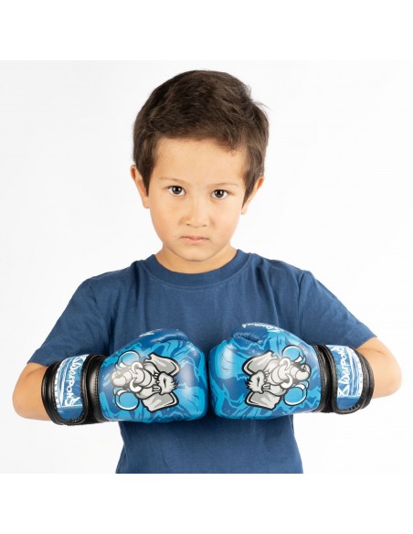 8 Weapons Jipe Kinder Boxhandschuhe Blau
