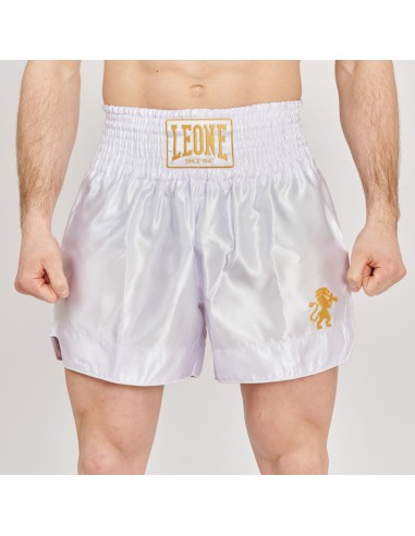 Pantaloni Kickboxing - Leone Basic white acquistare nel negozio online svizzero