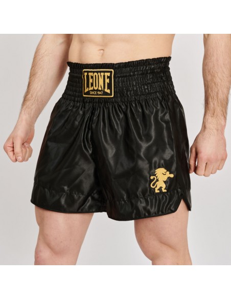 Pantaloni da Kickboxing - Leone Basic Black acquistare nel negozio online svizzero