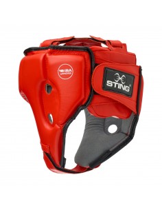 Protezione per la testa da competizione IBA di Sting in rosso 2