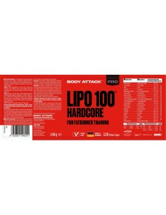 Body Attack Lipo 100 Hardcore - Acquista il brucia grassi online 2
