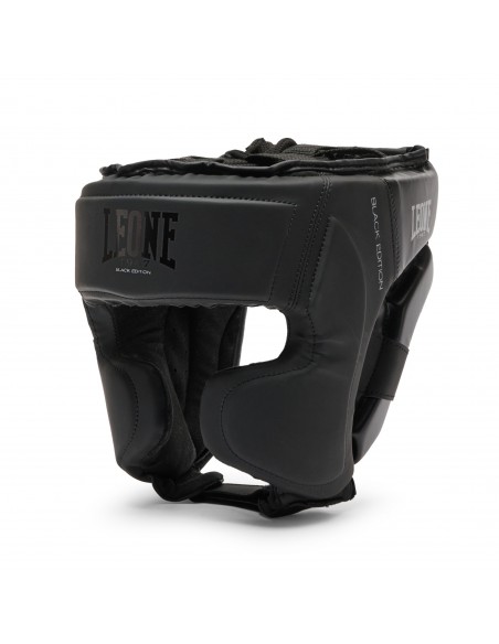 Head protection with cheekbone protection - Leone Black Edition buy online