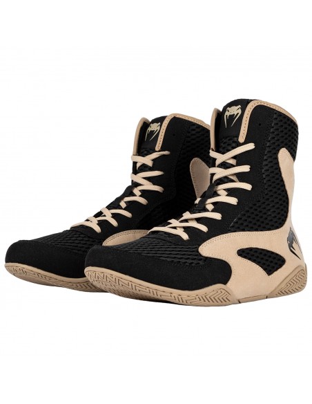 Bottes de boxe Contender - Chaussures de boxe de Venum en noir/sable
