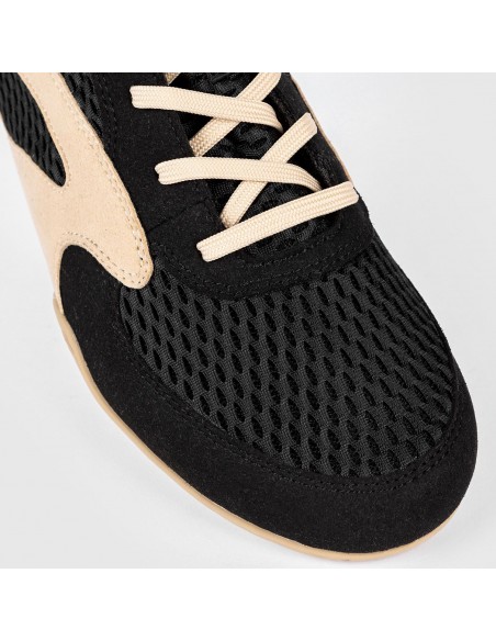 Bottes de boxe Contender - Chaussures de boxe de Venum en noir/sable