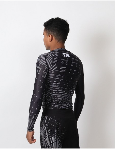 Camicia a compressione con elastico cucito: non si scivola più!