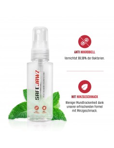 Spray désinfectant convaincant SAFEJAWZ pour ton protège-dents 2