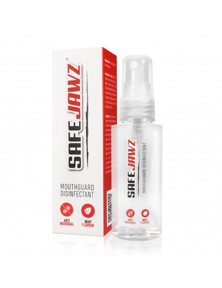 Spray désinfectant convaincant SAFEJAWZ pour ton protège-dents