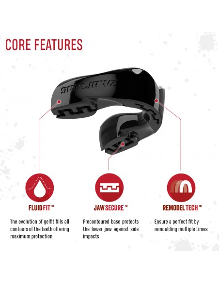 SAFEJAWZ Intro Series: mouthguard for optimum fit & protection