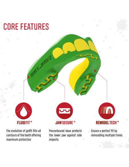 Maximum performance thanks to the Extro Series Ogre mouthguard from SAFEJAWZ