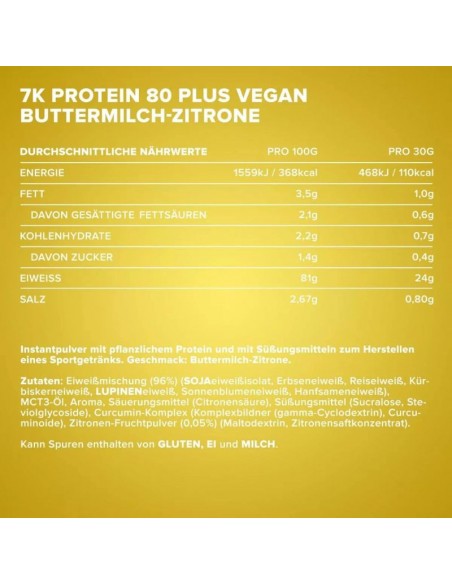 Ironmaxx Vegan Protein 7K - 80 Plus 500g